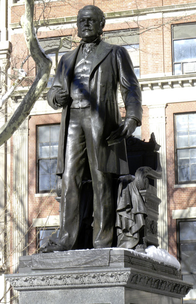 Chester A. Arthur statue at Madison Square in New York City