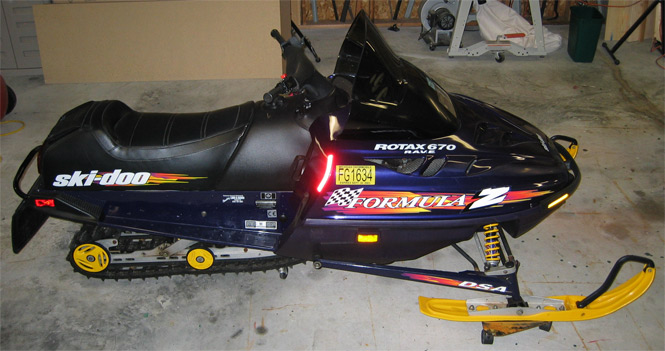 Kevin Pezzi's Ski-doo FZ 670 he is selling to help Operation Save Liz