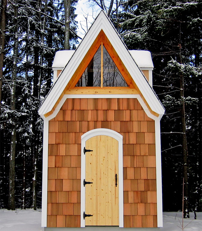 Alpine shed designed and built by Kevin Pezzi