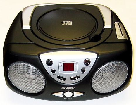 made-in-China junk: CD player + radio