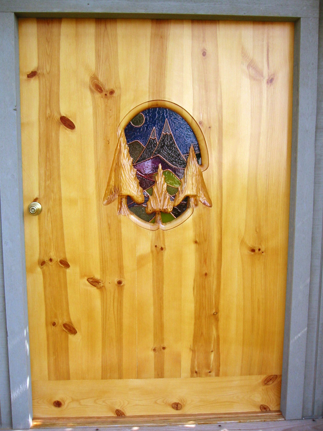 shed door made by Kevin Pezzi